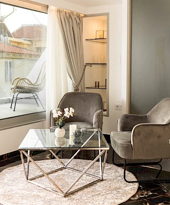 Sea front view Luxury Suite in Chania Town Mare Suite 1