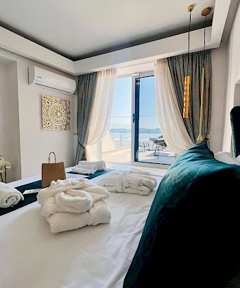 Mare Suite 3 με θέα θάλασσα, Χανιά Πολυτελής, Ευρύχωρη