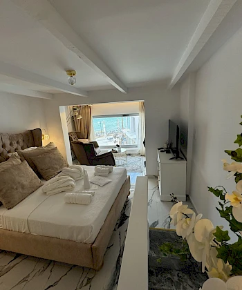 Mare Suite 3 με θέα θάλασσα, Χανιά Πολυτελής, Ευρύχωρη