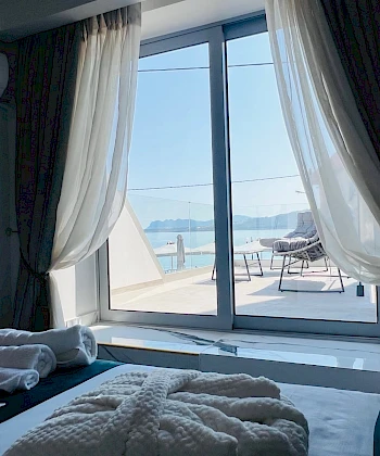 Mare Suite 3 με θέα θάλασσα, Χανιά Πολυτελής, Ευρύχωρη