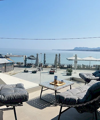 Mare Suite 3 με θέα θάλασσα, Χανιά Πολυτελής, Ευρύχωρη